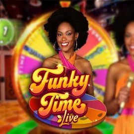 Funky Time logo – Live Casino by Evolution at Lizaro Casino