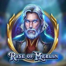 Slots logo of Rise of Merlin from Play'n GO at Lizaro Casino