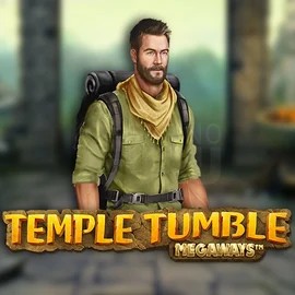 Logo of Temple Tumble Megaways from Relax Gaming at Lizaro Casino